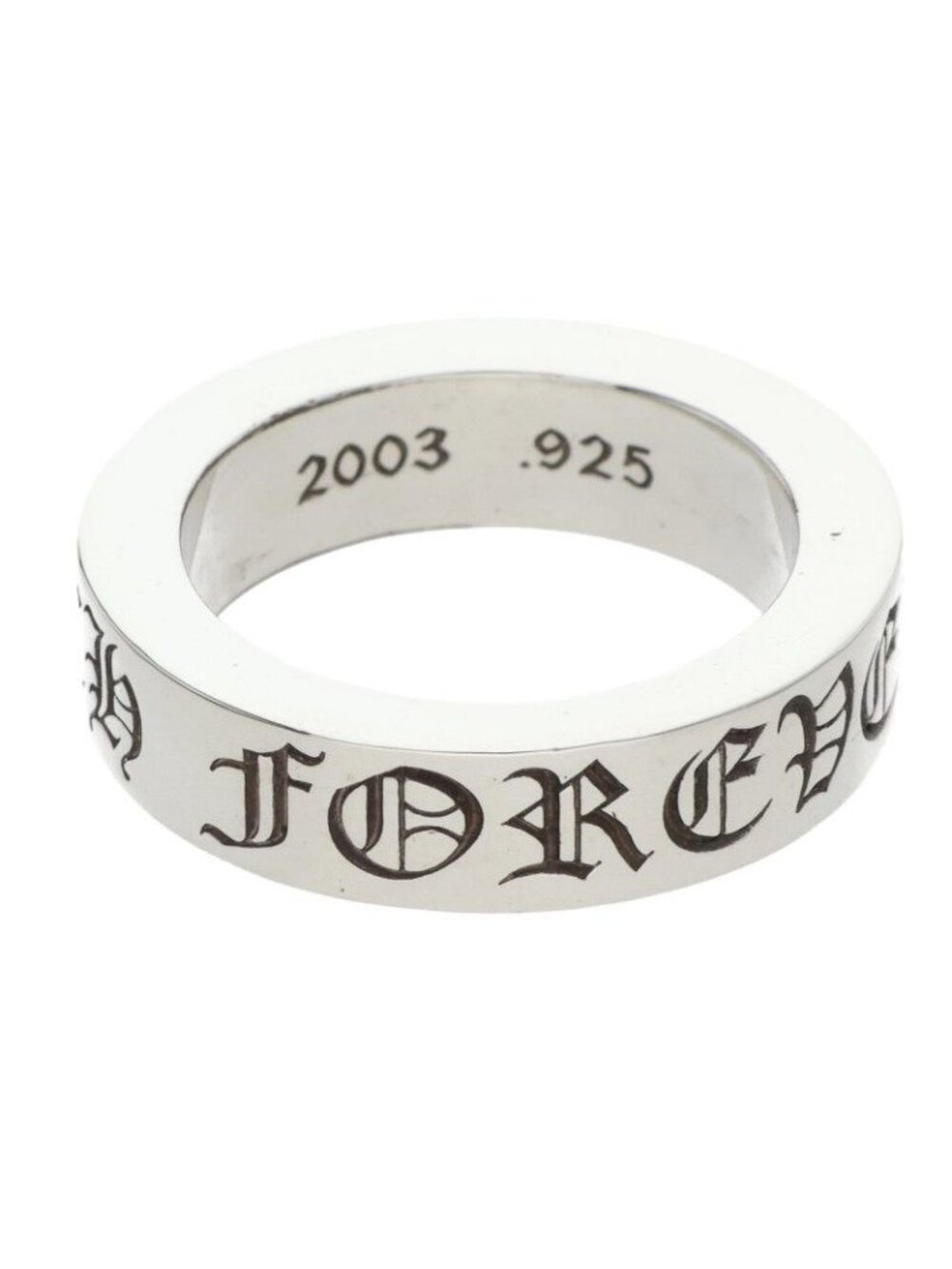 Chrome Hearts mm Spacer Forever Silver Ring